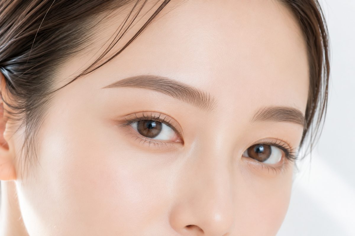 落ちないメイクで美しい眉をキープ